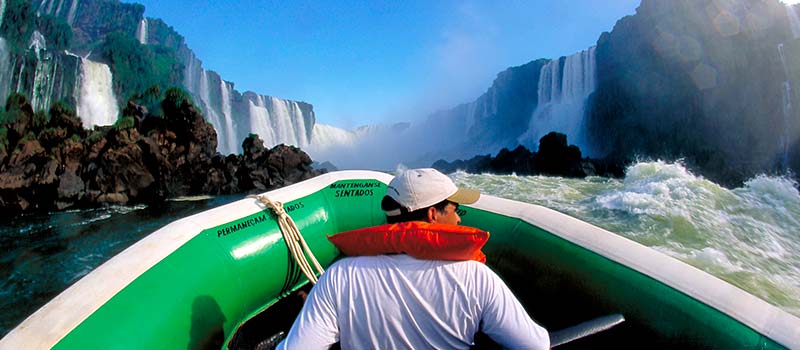 Iguaçu, von der brasilianischen und der argentinischen Seite